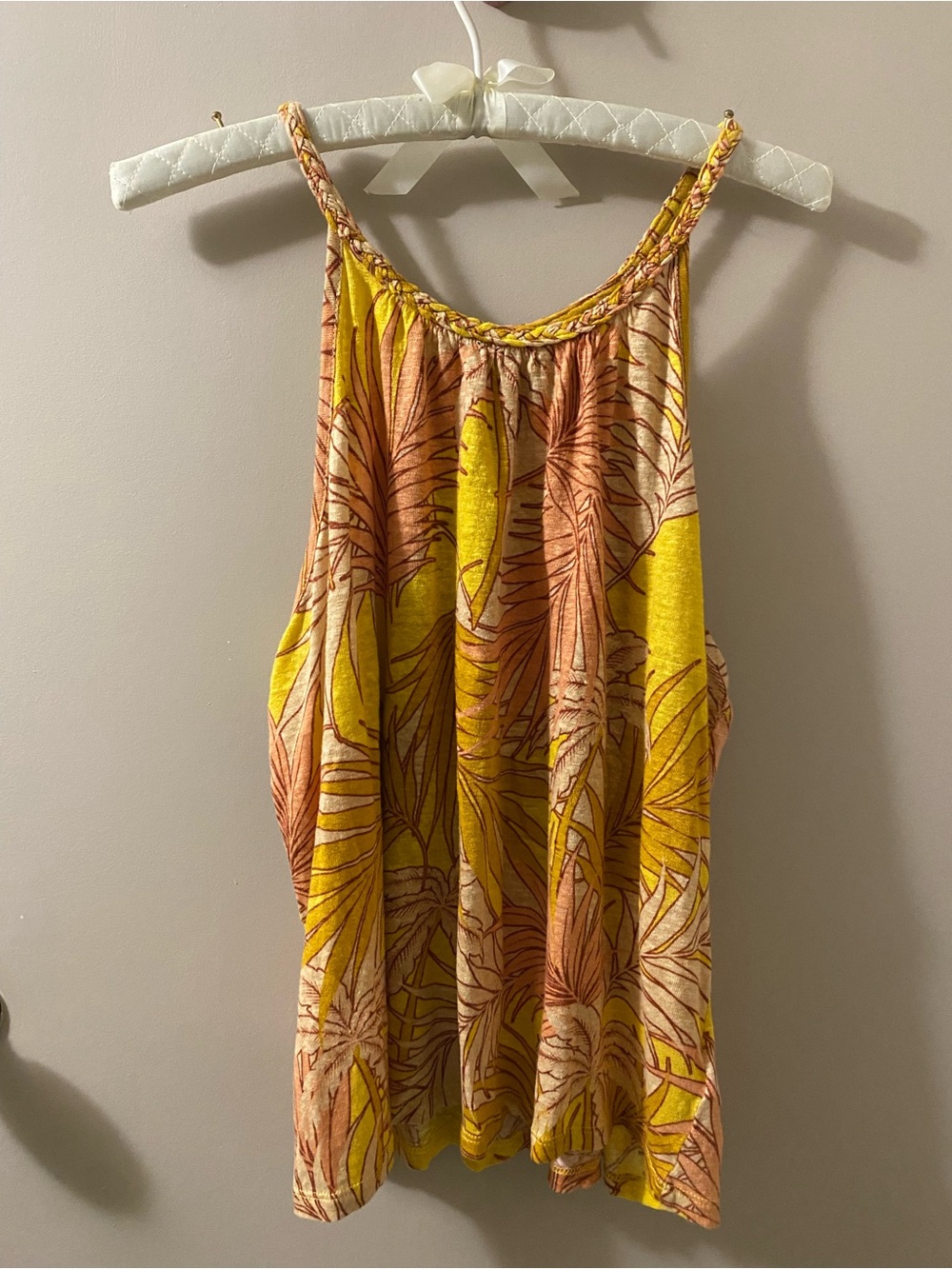 Tahari Linen Tropical Top
